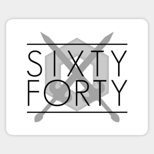 Sixty-Forty Sticker